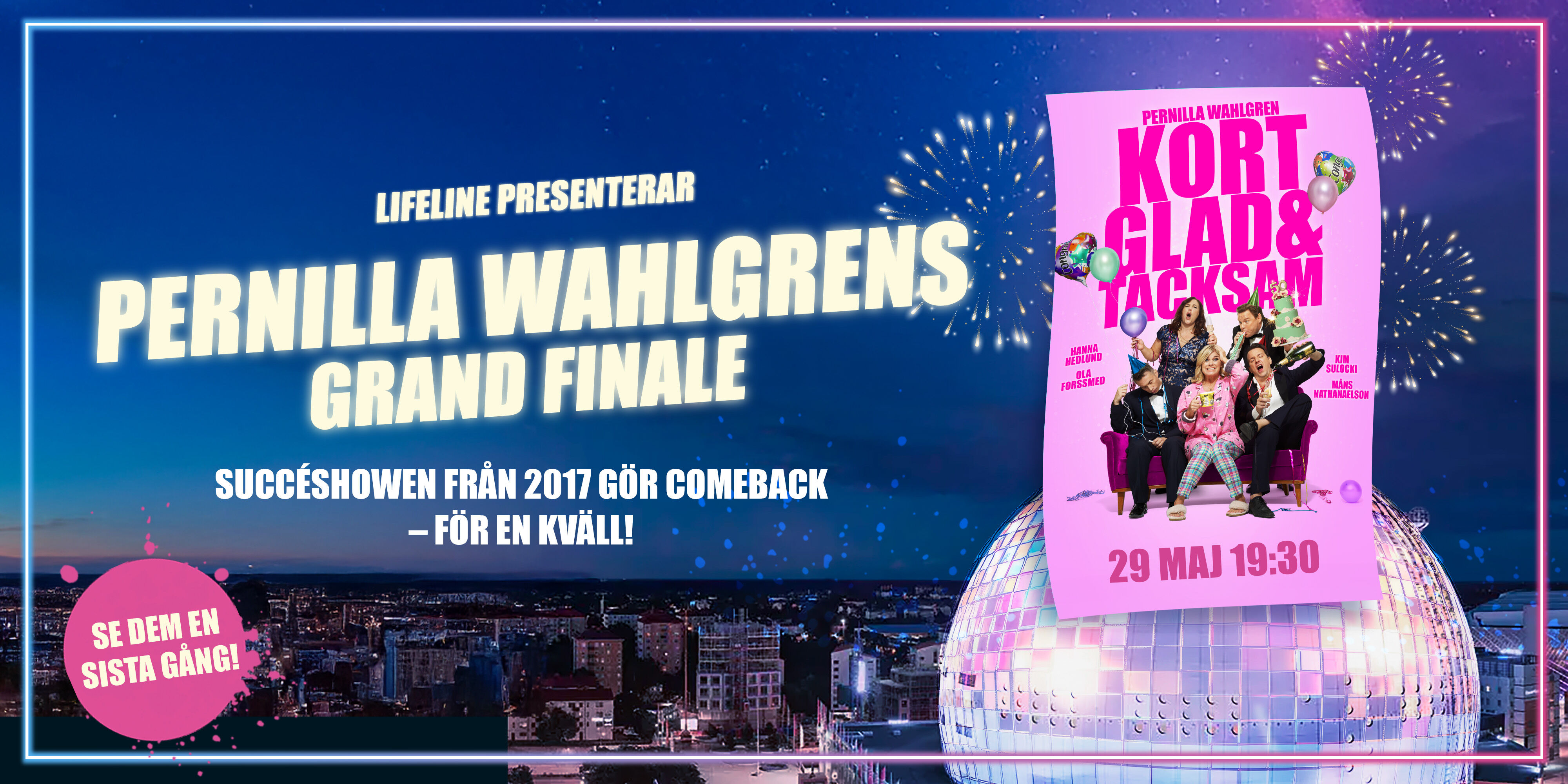 Pernilla Wahlgren – Kort, glad och tacksam